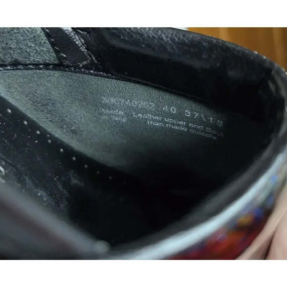 Dansko Women's Pro Multi Scribble Patent Leather Clogs Shoes Sz US 9.5-10 EU 40 - Picture 13 of 13